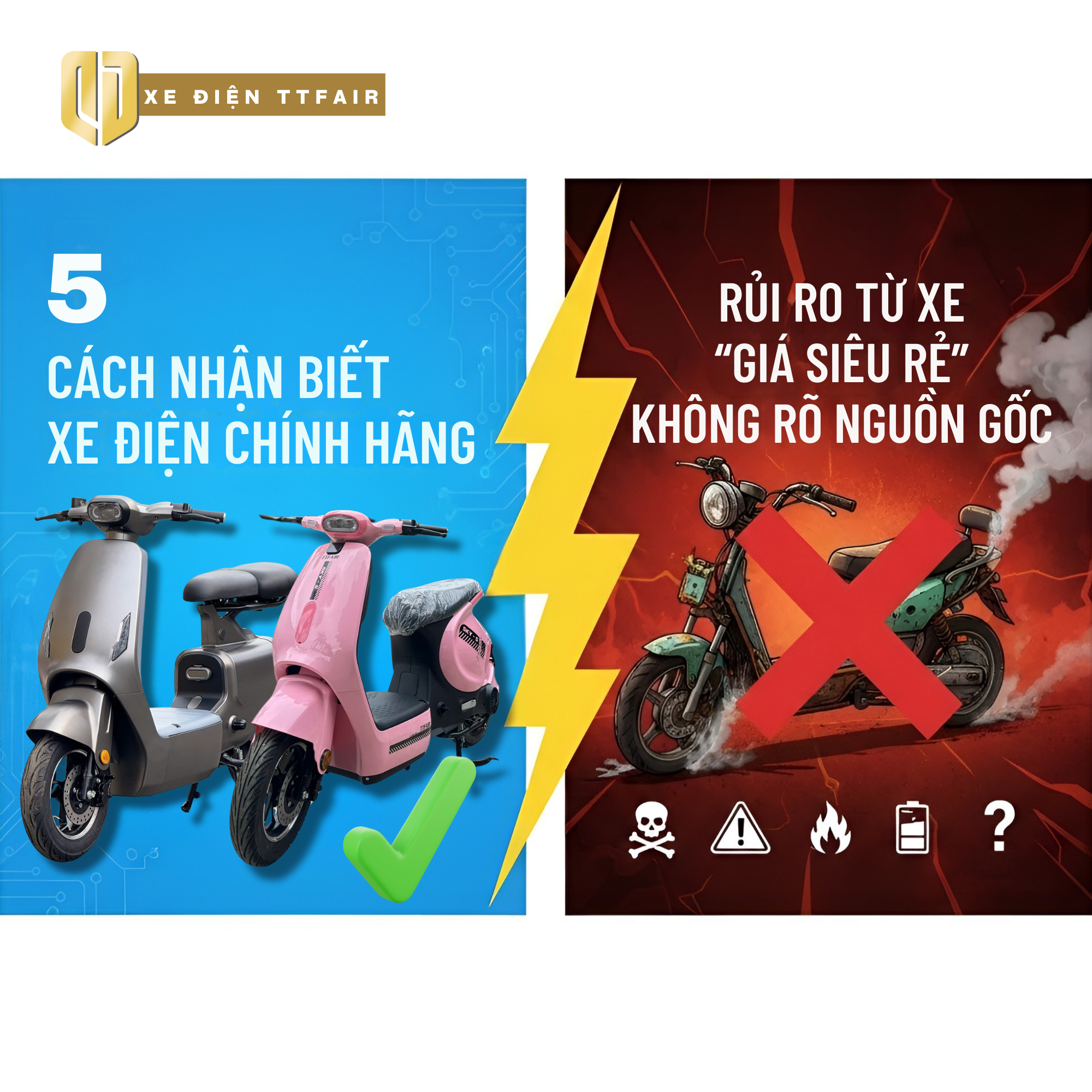 5 cách nhận biết xe điện chính hãng và rủi ro từ các dòng xe “giá siêu rẻ” không rõ nguồn gốc